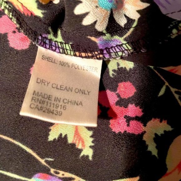 Yumi Kim Floral Mini Dress - Black, Purple, Red - Picture 6 of 6